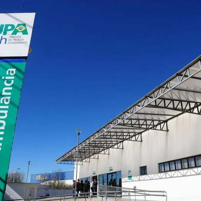  CAXIAS DO SUL, RS, BRASIL (14/08/2017). UPA Zona Norte. Representantes da empresa contratada  visitam  UPA Zona Norte. (Roni Rigon/Pioneiro).