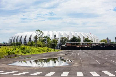  

PORTO ALEGRE, RS, BRASIL, 09/01/2015:Entorno do Beira-Rio. Vista aérea do estacionamento, área da banda da saldanha, praiana e imperadores. (Omar Freitas/Agência RBS)
Indexador: Omar Freitas