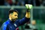 665619903Italy's goalkeeper Gianluigi Buffon warms up before the FIFA World Cup 2018 qualification football match between Italy and Albania on March 24, 2017 at Renzo Barbera stadium in Palermo. Gianluigi Buffon will make his 1,000th career appearance when the legendary goalkeeper pulls on the gloves once more for Italy against Albania. The 39-year-old Juventus stopper made his professional debut in 1995 as a 17-year-old in goal for Parma and has gone on to become a football icon at home and abroad. / AFP PHOTO / ALBERTO PIZZOLIEditoria: SPOLocal: PalermoIndexador: ALBERTO PIZZOLISecao: soccerFonte: AFPFotógrafo: STF