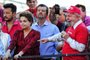  

Lula e Dilma participam de ato no Polo Naval de Rio Grande.