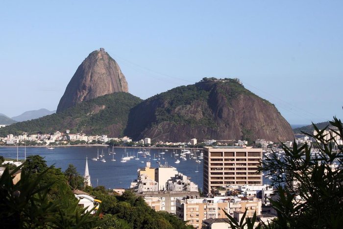 O morro do Pão de Açúcar, no Rio de Janeiro.