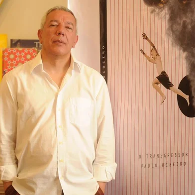  

CAXIAS DO SUL, RS, BRASIL, 121/09/2017. Escritor Paulo Ribeiro lança livro O Transgressor e celebra 30 anos de carreira. (Diogo Sallaberry/Agência RBS)