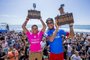 Felipe Toledo and Silvana Lima of Brazil are the 2017 Champions of the Hurley Pro at Trestles, Ca, USA.