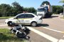 Um motociclista de 42 anos teve a perna amputada em um acidente de trânsito no começo da tarde desta quinta-feira (21) na Estrada das Três Meninas, no bairro Vila Nova, na zona sul de Porto Alegre. 