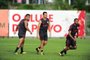  

PORTO ALEGRE, RS, BRASIL, 26-09-2017. Inter faz treino no CT Parque Gigante. (LAURO ALVES/AGÊNCIA RBS)