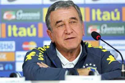 Parreira da SeleÃ§Ã£o brasileira durante entrevista coletiva na Granja Comary, 09 de julho de 2014. HEULER ANDREY/Mowa Press
