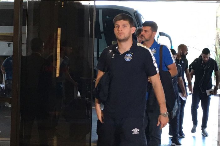 Grêmio chega a São Paulo para a partida contra o Corinthians