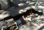 "Está tudo oco, a calçada não é sustentada por nada", afirma moradora do bairro Mont'Serrat