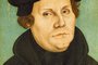 Retrato de lutero por  Lucas Cranach