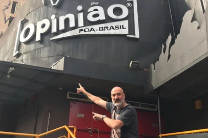 Claudio Favero, o Magrão, sócio do Bar Opinião