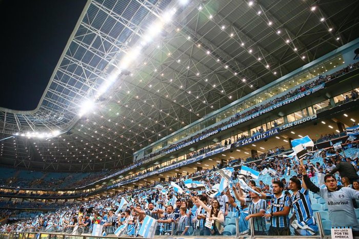 Classificação à final da Libertadores registra maior público da Arena do Grêmio em 2017