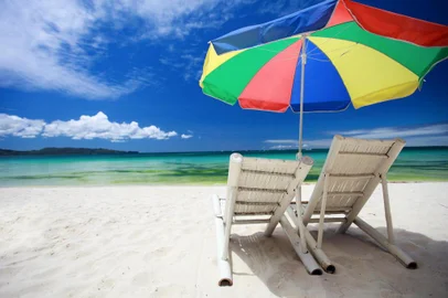 verão, guarda-sol