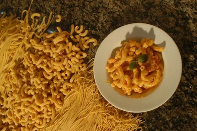 *** Charles-Mix Massas ***Fotos para o Mix sobre massas e molhos.Prato de Penne ao Molho de Salmão Defumado