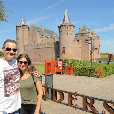 Alexandra V. Marquardt e André Gregianin são de Porto Alegre e viajaram à Holanda em junho de 2017
