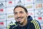 (FILES) This file photo taken on June 1, 2016 shows then Swedens forward and team captain Zlatan Ibrahimovic attending a press conference in Bastad, Sweden, as part of preparations for the upcoming Euro 2016 European football championships.After Swedens Miracle of Milan booked them a berth at the World Cup finals and sent Italy crashing out on November 14, 2017, could Zlatan Ibrahimovic be set for a return from international retirement? In the minutes after the Swedes hung on for a goalless draw on Monday that secured one of the big World Cup upsets, Ibrahimovic wrote We are Zweden on Instagram next to a photo of the delighted team, deliberately adding the Z of his name to his countrys. / AFP PHOTO / JONATHAN NACKSTRAND