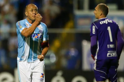  

FLORIANÓPOLIS, SC, BRASIL 20/11/2016. ESPORTE: Avaí X Palmeiras se enfrentam no estádio da Ressacada pela 36ª do Brasileirão série A.