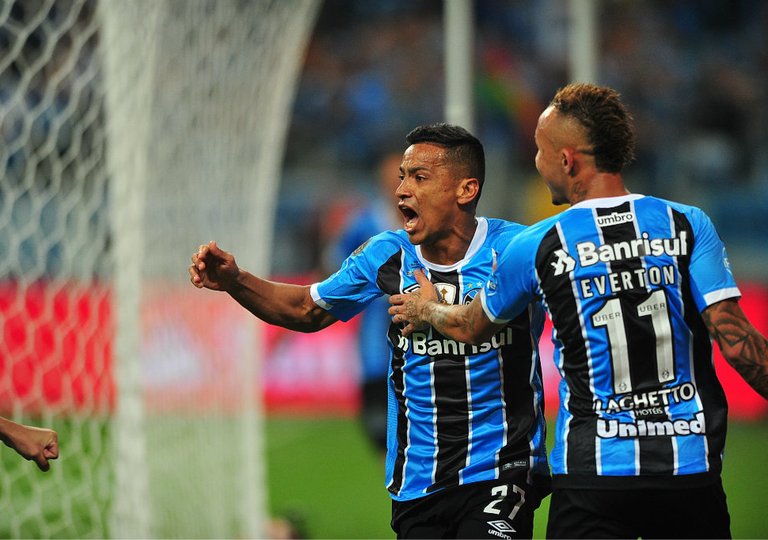 Grêmio, gol, cícero, libertadores, lanús, arena