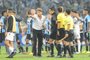 PORTO ALEGRE, RS, BRASIL, 22.11.2017. Grêmio enfrenta o argentino Lanús, na primeira partida da final da Libertadores 2017, na Arena.Foto: Félix Zucco/Agência RBS