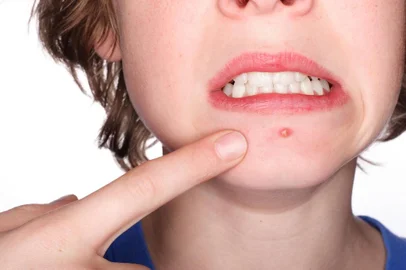 Foto ilustrativa para donna online pele com acne.