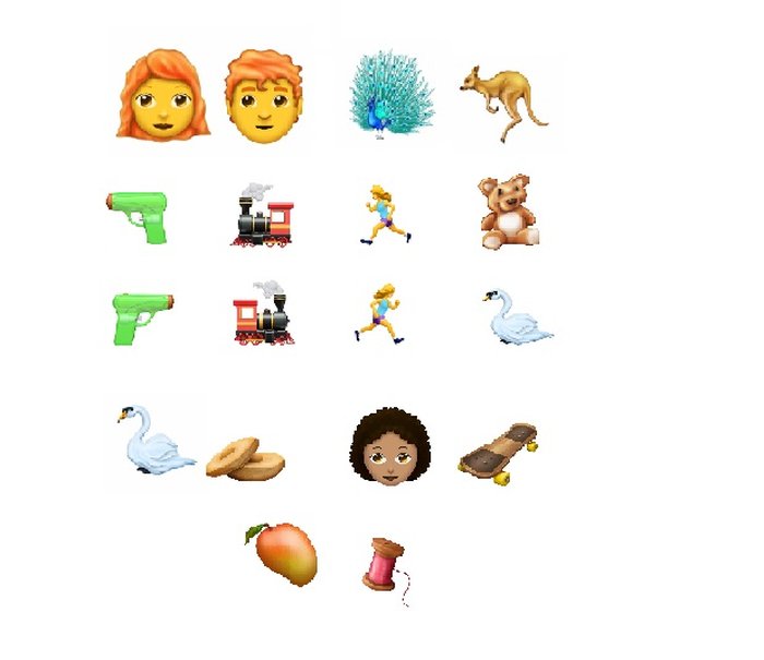 157 novos emojis serão liberados em 2018; lista inclui careca