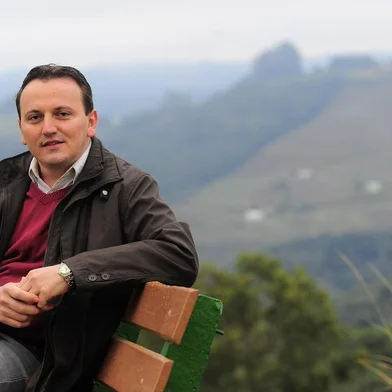 FAROUPILHA,RS,BRSIL - 22/05/2013 - Padre Ezequiel Dal Pozzo, personagem da social de final de semana. 