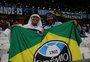 FOTOS: torcedores do Grêmio começam a chegar no estádio em Al Ain