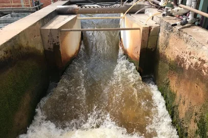 Estação de tratamento do Dmae, em Porto Alegre.