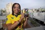  CAXIAS DO SUL, RS, BRASIL, 19/12/2017 - Ketlin Borges, a Teti, conquistou o campeonato mundial de futsal clássico, pela Seleção Brasileira. A conquista se deu na Espanha.  (Marcelo Casagrande/Agência RBS)
