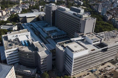 PORTO ALEGRE, RS, BRASIL - Obras no Hospital de Clínicas de Porto Alegre, o HCPA.