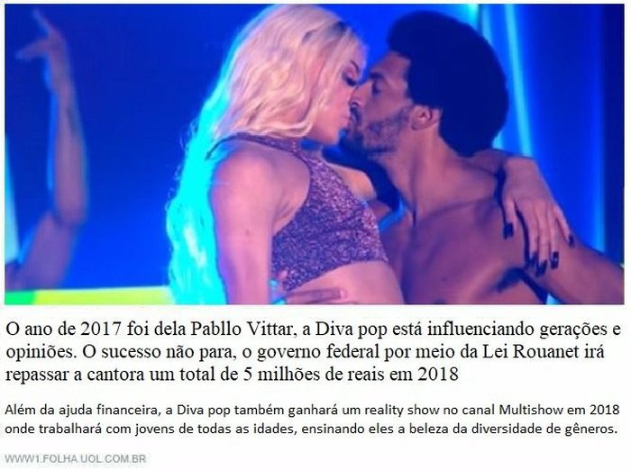 Repórter da Globo causa polêmica ao fazer postagem depreciativa sobre  Pabblo Vittar