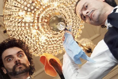 A dupla  Tangos e Tragédias no Theatro São Pedro. #PÁGINA:16NÃO VEIO Fonte: Divulgação Fotógrafo: Myra Gonçalves