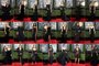 (COMBO) This combination of pictures created on January 8, 2018, shows (From top - L to R) Meryl Streep (L) and Ai-jen Poo, Jessica Chastain, Nicole Kidman, Saoirse Ronan, Penelope Cruz, Angelina Jolie, Laura Dern, Dakota Johnson, Reese Witherspoon, Elizabeth Moss, Kerry Washington, Heidi Klum, Kate Hudson, Isabelle Huppert, Emilia Clarke, Salma Hayek (L) and Ashley Judd, America Ferrera (L) and Natalie Portman, Eva Longoria, Sarah Jessica Parker, Naomi Campbell, Alison Brie, Halle Berry, Diane Kruger, Jessica Biel, Margot Robbie, Catherine Zeta-Jones, Kendall Jenner, Gillian Anderson, Mariah Carey, Michelle Pfeiffer, Christina Hendricks and Viola Davis arriving to attend the 75th Annual Golden Globe Awards at the Beverly Hilton Hotel on January 7, 2018 in Beverly Hills, wearing a black dress to draw attention to sexual harassment in showbiz and other industries, a culture of abuse revealed in the downfall of mogul Harvey Weinstein and others. / AFP PHOTO / Getty Images North America AND AFP PHOTO