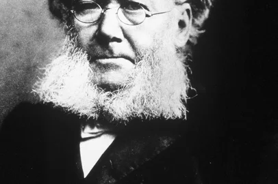 O dramaturgo e poeta norueguês Henrik Ibsen. Foto enviada pelo Norsk Folkemuseum (Museu Norueguês de História Cultural) para uso na imprensa.