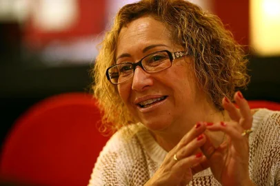  PORTO ALEGRE, RS, BRASIL, 20-10-2014 : Entrevista com a candidata ao cargo de vice-governadora do Rio Grande do Sul, Abgail Pereira (PCdoB), na chapa do candidato ao governo Tarso Genro (PT). (Foto: BRUNO ALENCASTRO/Agência RBS, Editoria Notícias)Indexador: Bruno Alencastro