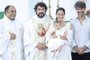 Padre Fábio de Mello batiza Nina, filha de Carol Castro
