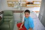  PORTO ALEGRE, RS, BRASIL - 2018.01.12 - Erick Santos da Silva, a única criança transplantada do coração no de 2017, na Santa Casa, em Porto Alegre. (Foto: ANDRÉ ÁVILA/ Agência RBS)