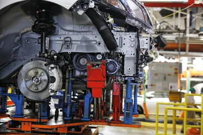  PORTO ALEGRE, RS, BRASIL, 16/01/2014: Linha de montagem dos modelos Onix e Prisma na fábrica da General Motors (GM) em Gravataí. (Omar Freitas/Agência RBS)Indexador: Omar Freitas