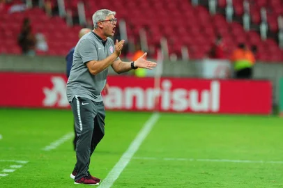 PORTO ALEGRE, RS, BRASIL, 18/01/2018 - Inter x Veranópolis. Válido pela primeira rodada do Gauchão.Na foto:Odair Hellmann (FOTOGRAFO: LAURO ALVES / AGENCIA RBS)