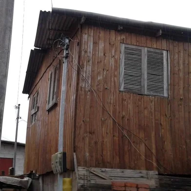 Casa onde aconteceu duplo homicípio, no bairro Reolon, em Caxias do Sul