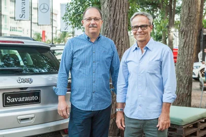 Paella de Verão da Savarauto, em Atlântida. NA FOTO: Eliseu Pereira e Octaviano Busnello