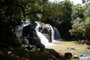 Cachoeira que fica no caminho da Trilha da Lua Cheia, em Giruá (RS), promoção do Caminho das Missões.