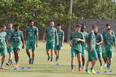  PALMAS, TO, BRASIL, 30/01/2018. Treino do Juventude em Palmas, Tocantins. O Ju, se prepara para estreia na Copa do Brasil 2018 contra o Interporto. (Elias Oliveira/Jornal do Tocantins)
