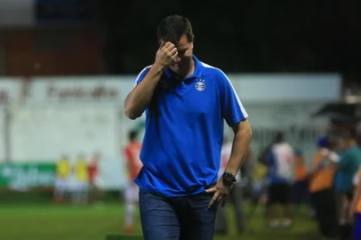  IJUÍ, RS, BRASIL, 17/01/2018 - Jogo São Luiz de Ijuí x Grêmio.Válido pela primeira rodada do Gauchão. (FOTOGRAFO: ANDRÉ ÁVILA / AGENCIA RBS)
