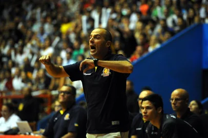  CAXIAS DO SUL, RS, BRASIL 06/02/2018Caxias Basquete x Minas, Partida válida pelo NBB disputada no Ginásio do Sesi em Caxias do Sul.  (Felipe Nyland/Agência RBS)