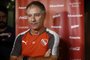  PORTO ALEGRE, RS, BRASIL - 20/02/2018 - Ariel Holan, técnico do Independiente, concede entrevista coletiva. (FOTO: ANSELMO CUNHA/ESPECIAL)