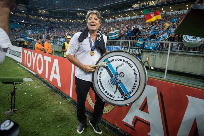 Grêmio prepara lançamento de marca de Grife com Renato Portaluppi