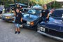 Aniversário do grupo 100Clube, de Opalas e Caravans, movimenta encontro de carros antigos em Galópolis. Na foto, Jair Souza, 47, a esposa, Greice DalAgo, 34, o filho João Lucas, oito, e a filha Victória, quatro, com o Opala da família.