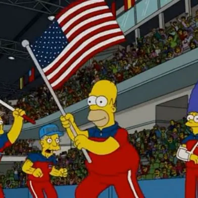the simpsons, curling, estados unidos, olimpíada