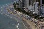  BALNEÁRIO CAMBORIÚ, SC, BRASIL - 02/02/2018Projeto propõe alargar a faixa de areia das praias de Balneário Camboriú