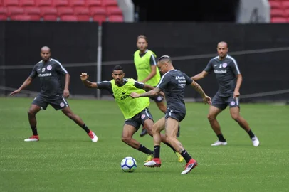  PORTO ALEGRE, RS, BRASIL, 28/02/2018 - Treino do Inter que ocorreu na tarde desta quarta feira.(FOTOGRAFO: ANSELMO CUNHA / AGENCIA RBS)